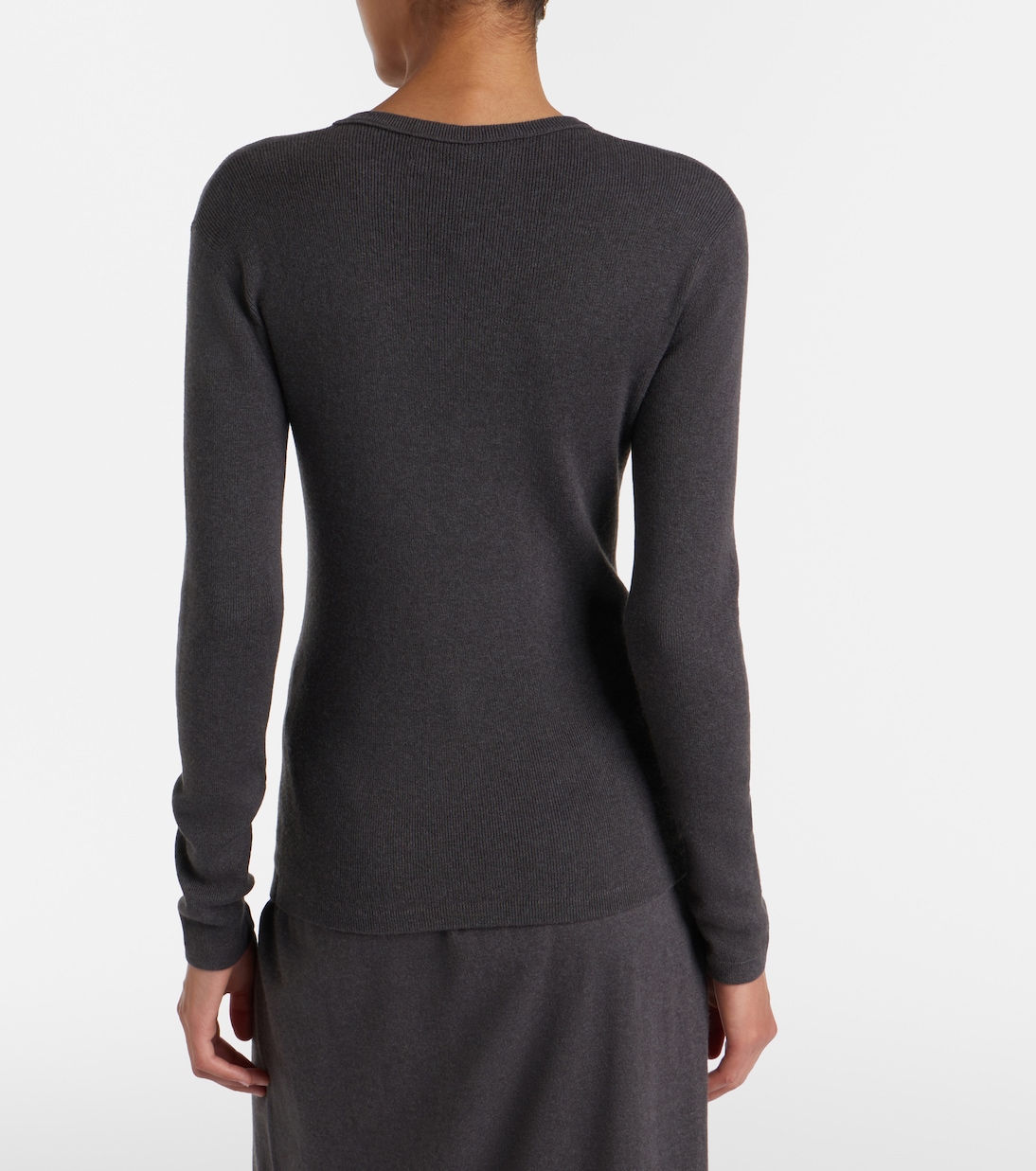 Vivian cotton and cashmere sweater | Lisa Yang