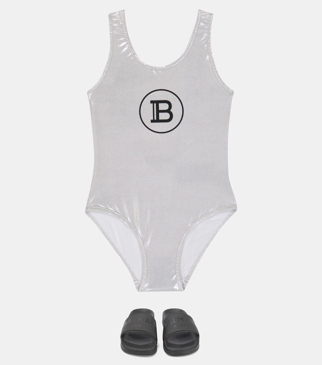 Logo rubber slides | Balmain Kids