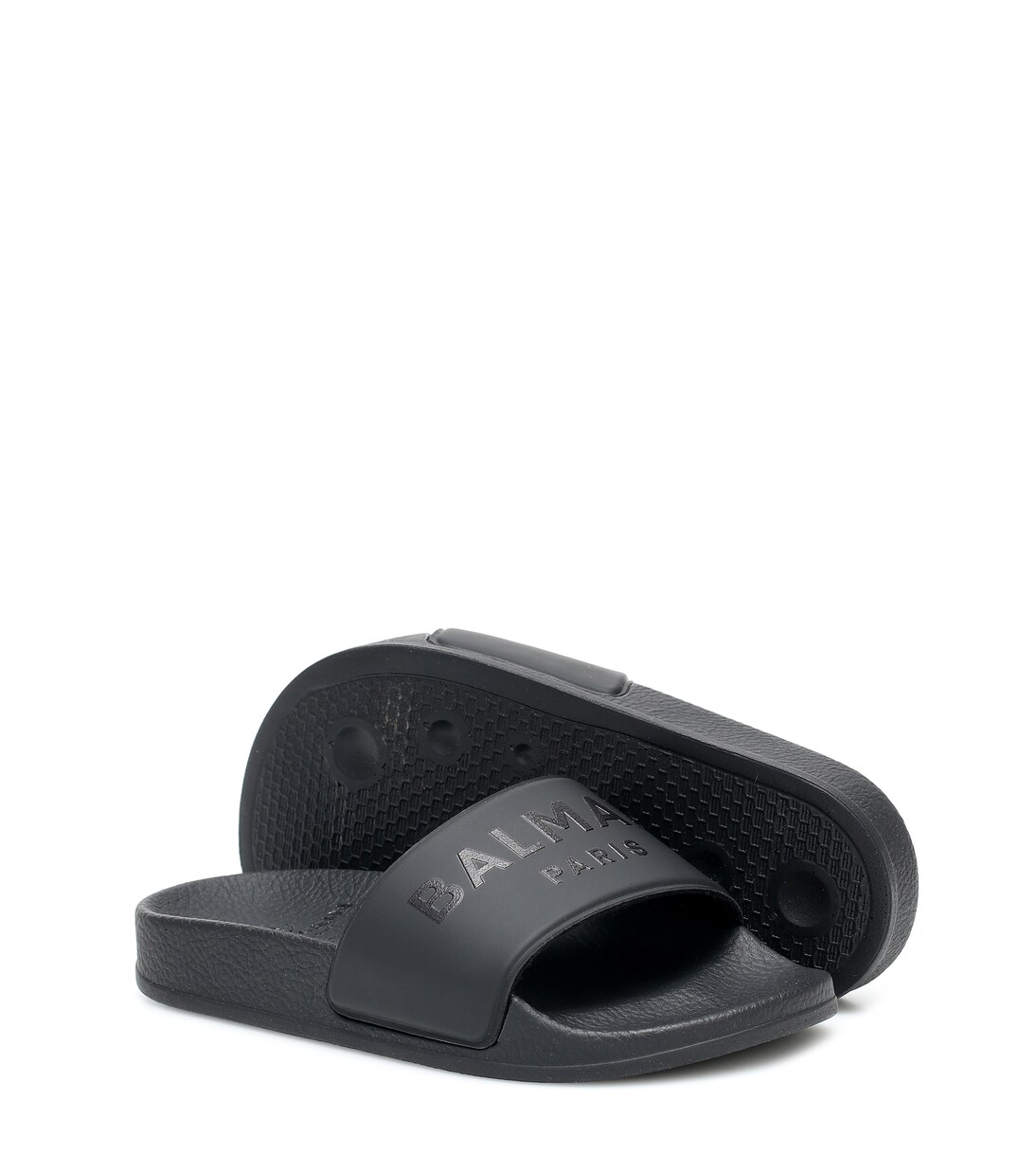 Logo rubber slides | Balmain Kids