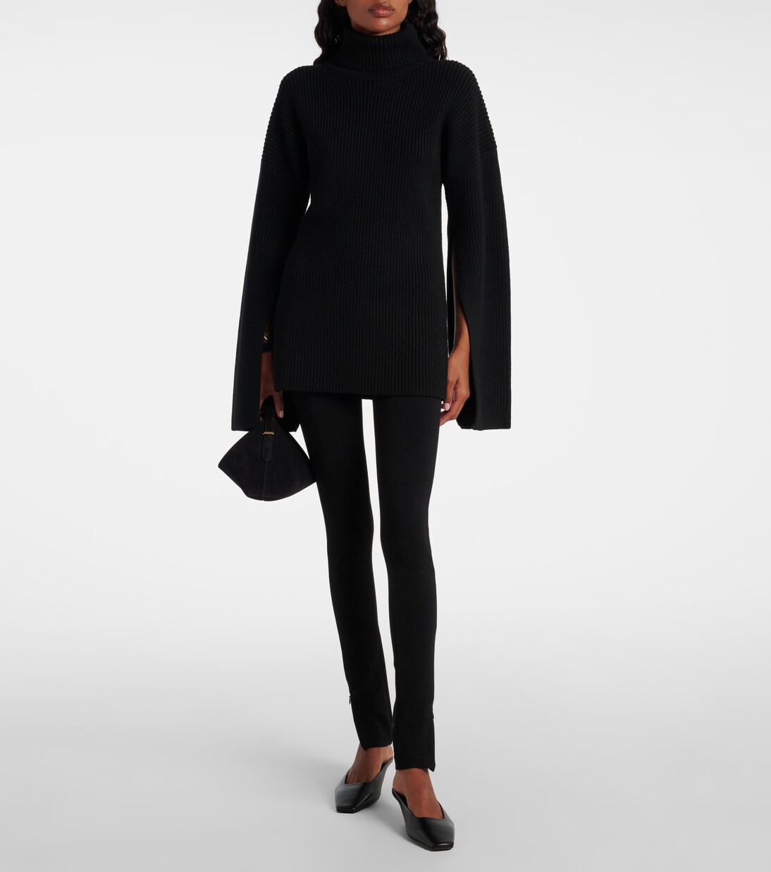 Zip high-rise leggings | Toteme