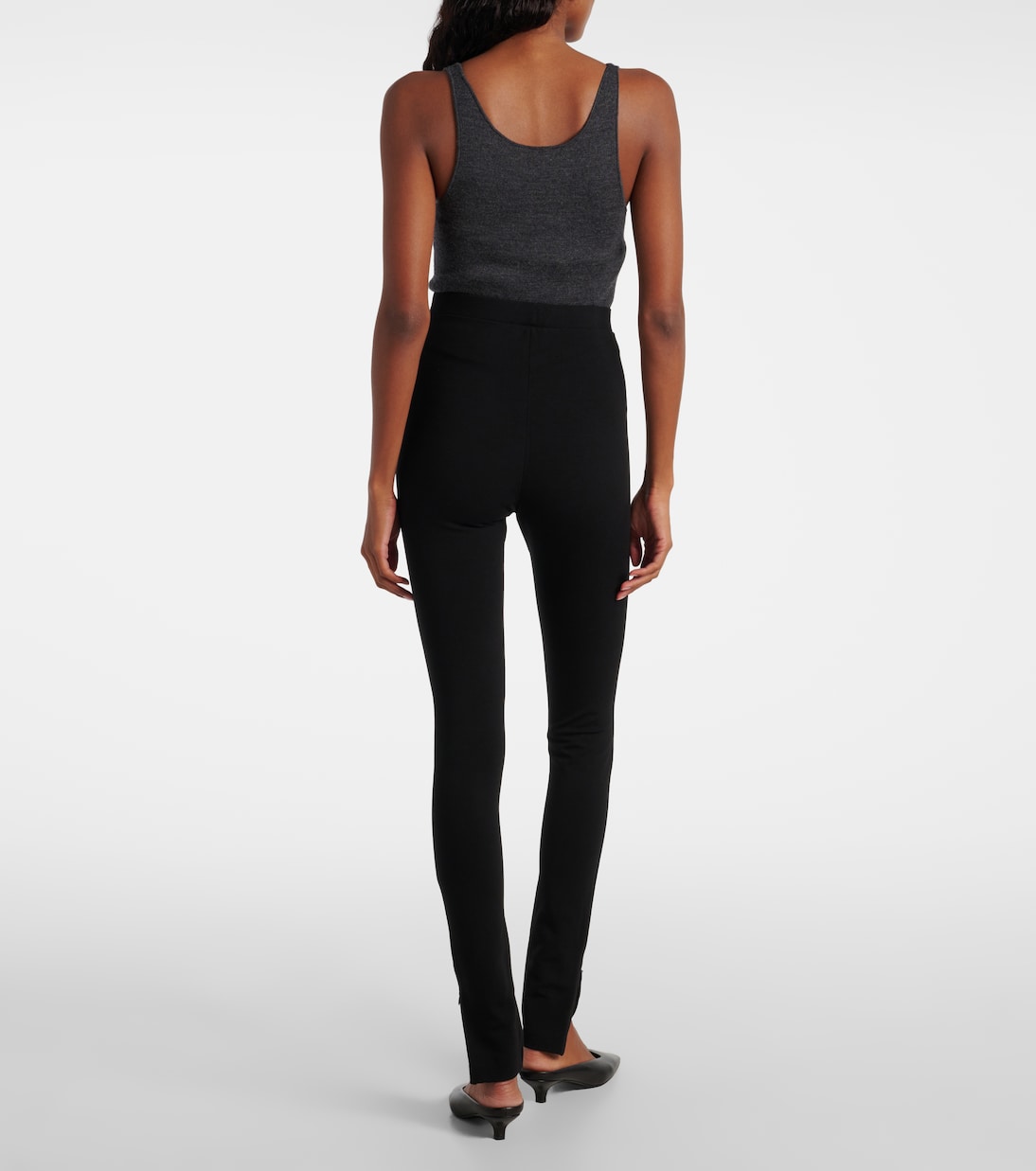 Zip high-rise leggings | Toteme