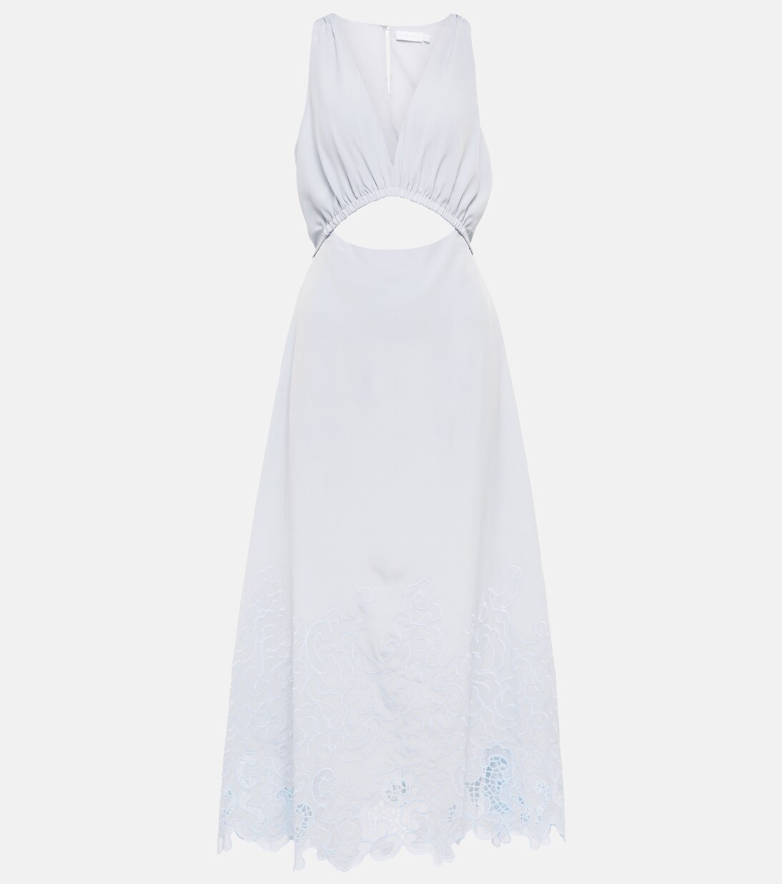 Robe midi brodée | Simkhai