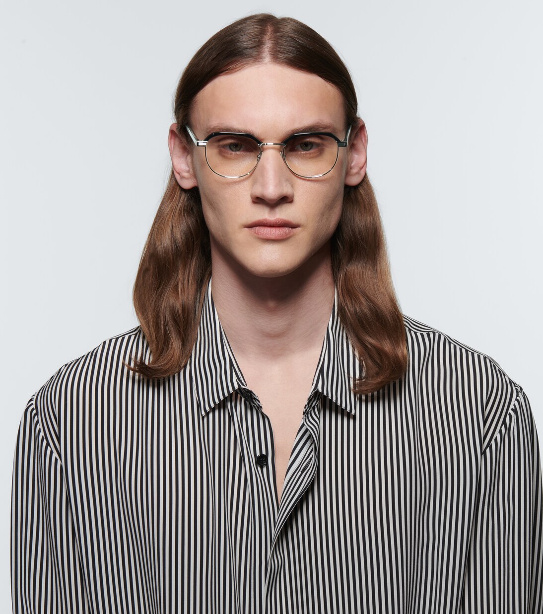 SL 124 round glasses | Saint Laurent