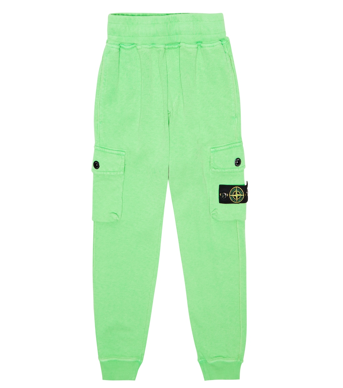 Cotton fleece sweatpants | Stone Island Junior