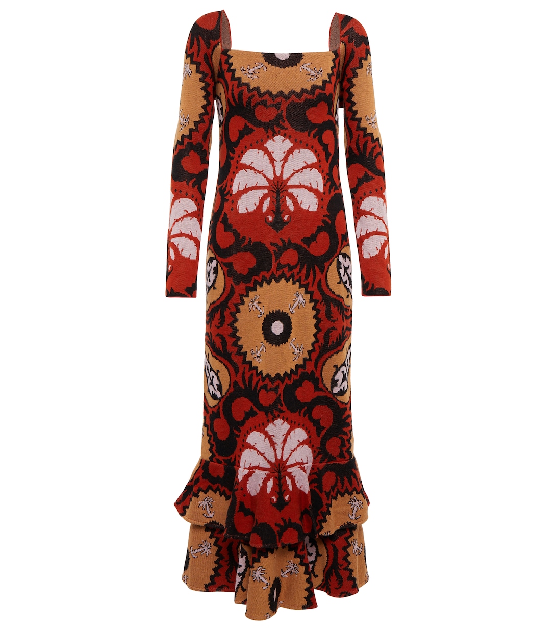 Abito midi Artful Dream in cotone | Johanna Ortiz