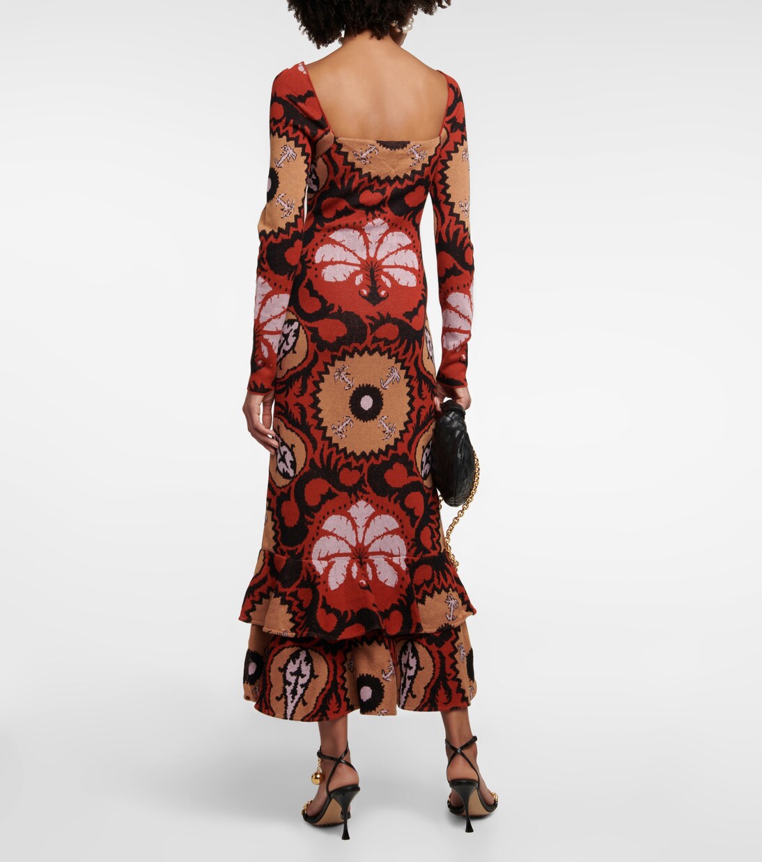 Abito midi Artful Dream in cotone | Johanna Ortiz