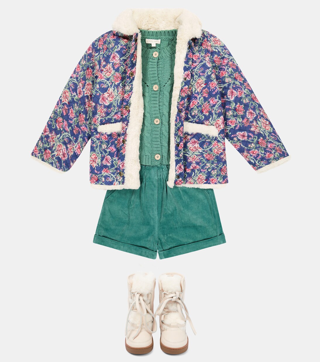 Short Virginia en velours côtelé | Louise Misha