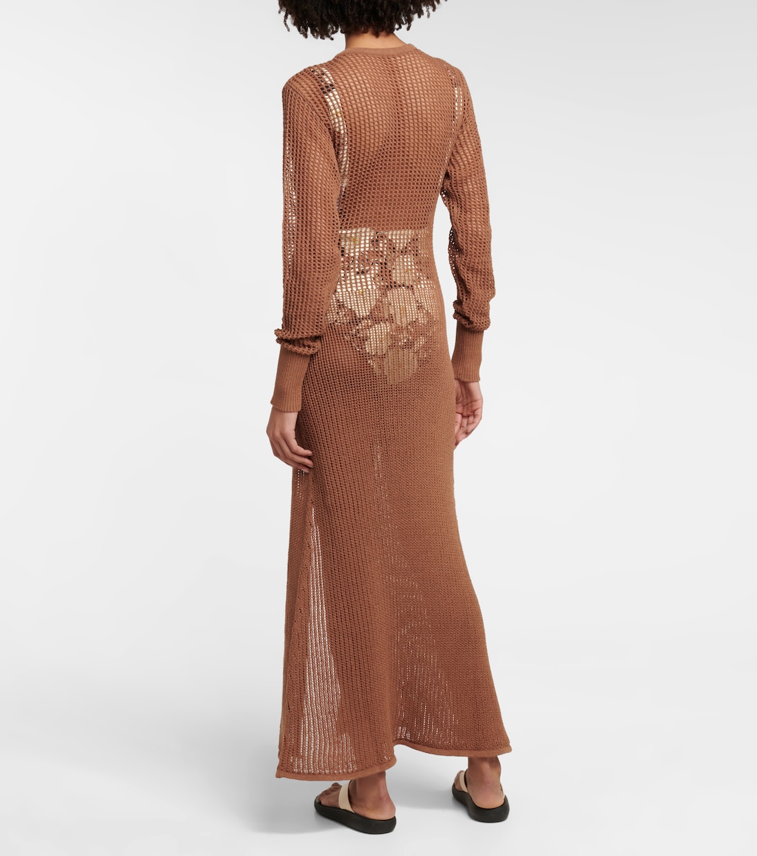 Robe longue Dulcie en coton mélangé | SIR