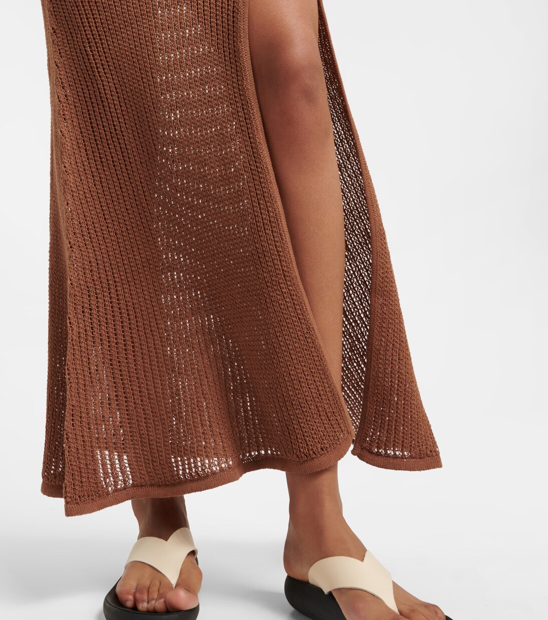 Robe longue Dulcie en coton mélangé | SIR