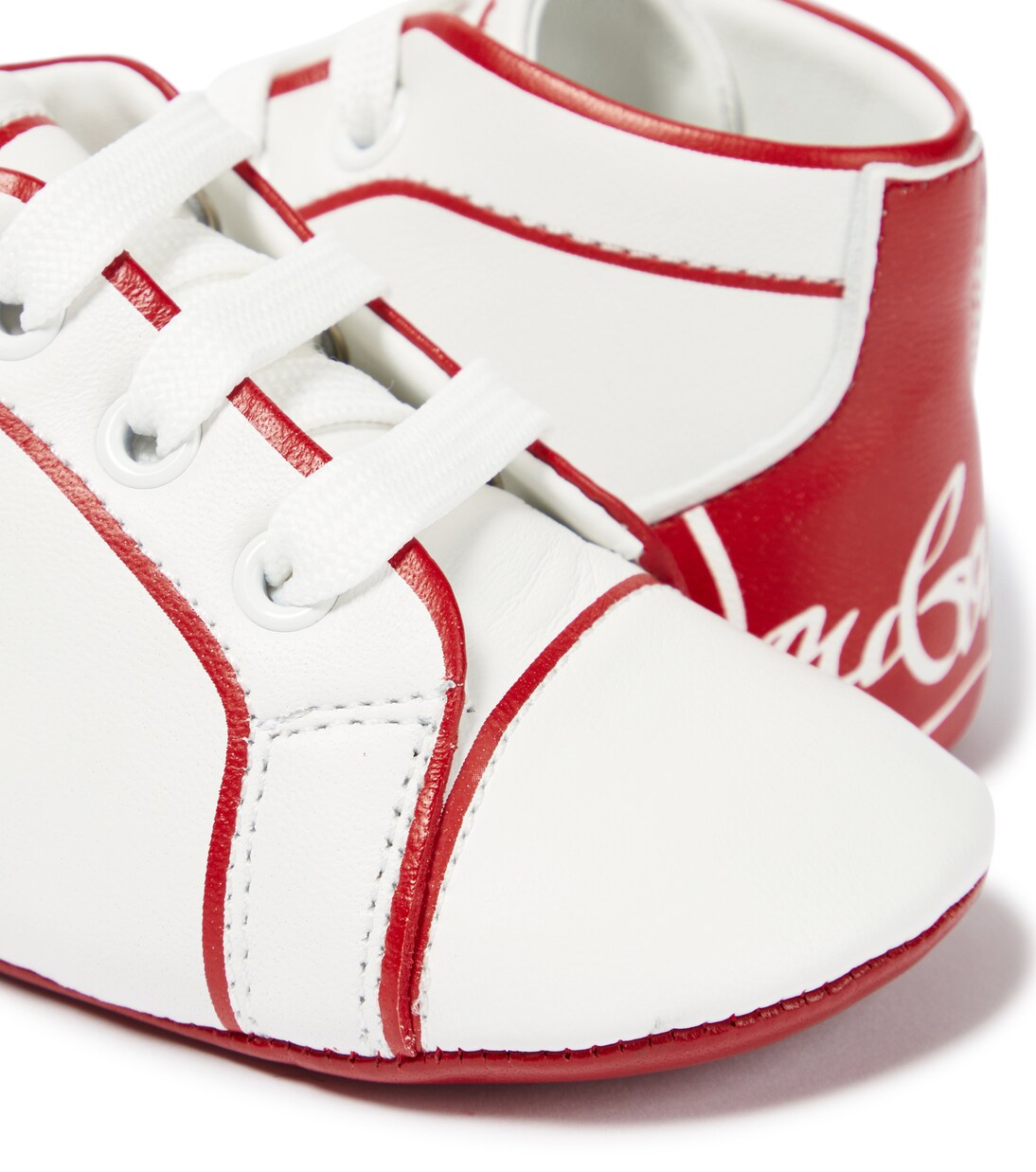 Baby Funnyto leather sneakers | Christian Louboutin Kids