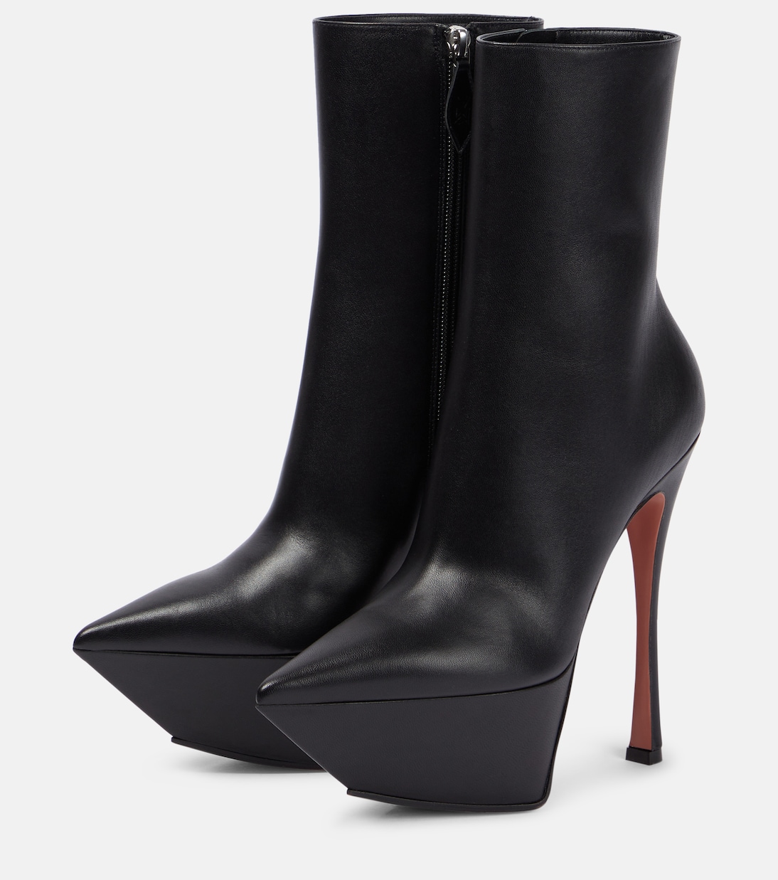 Ankle Boots Yigit aus Leder | Amina Muaddi