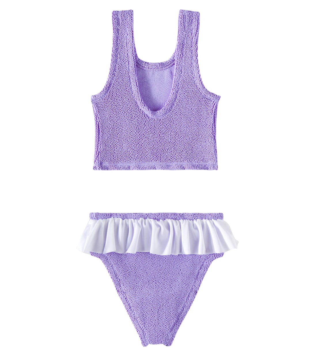 Olive ruffled bikini | Hunza G Kids