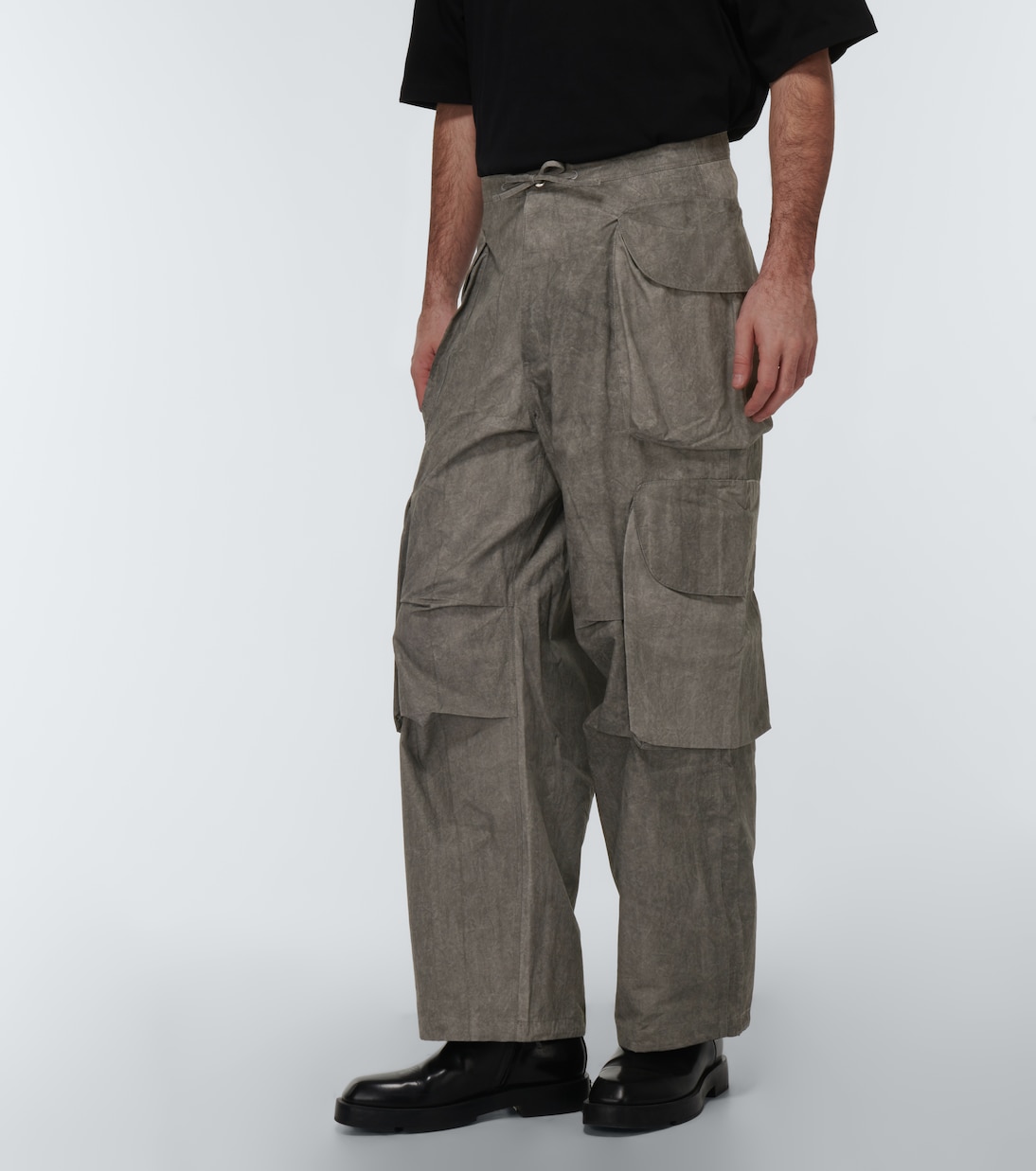 Gocar cotton poplin cargo pants | Entire Studios