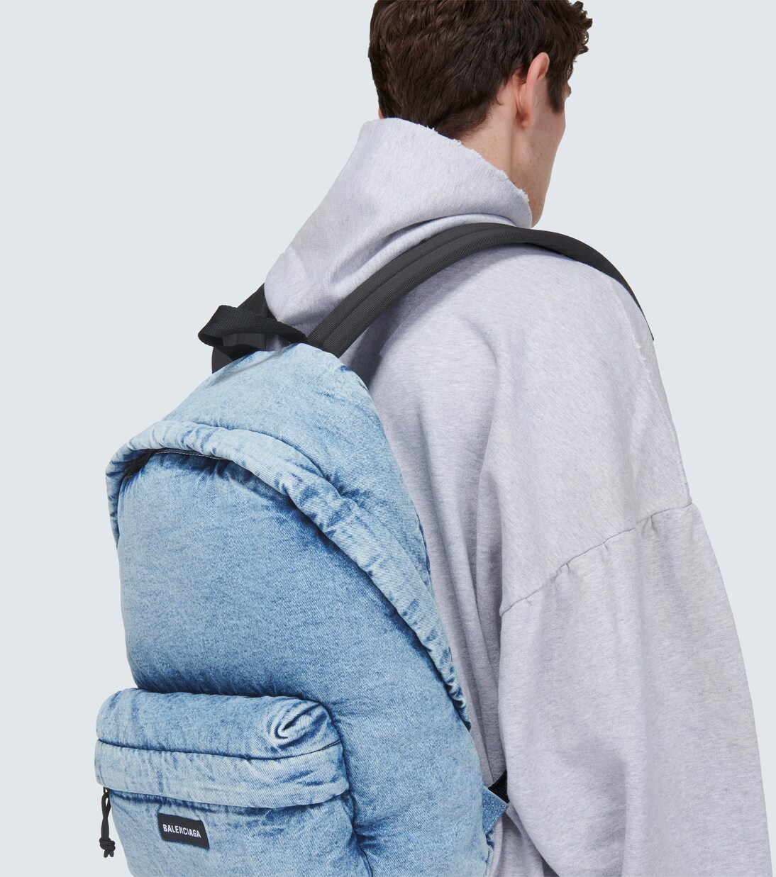 Explorer denim backpack | Balenciaga