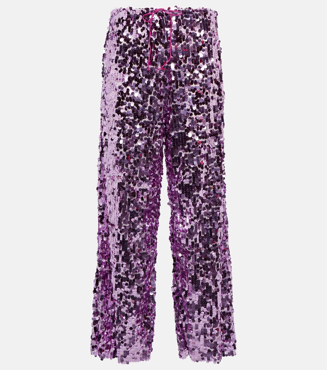 Pantalon ample à taille haute et à sequins | Oséree