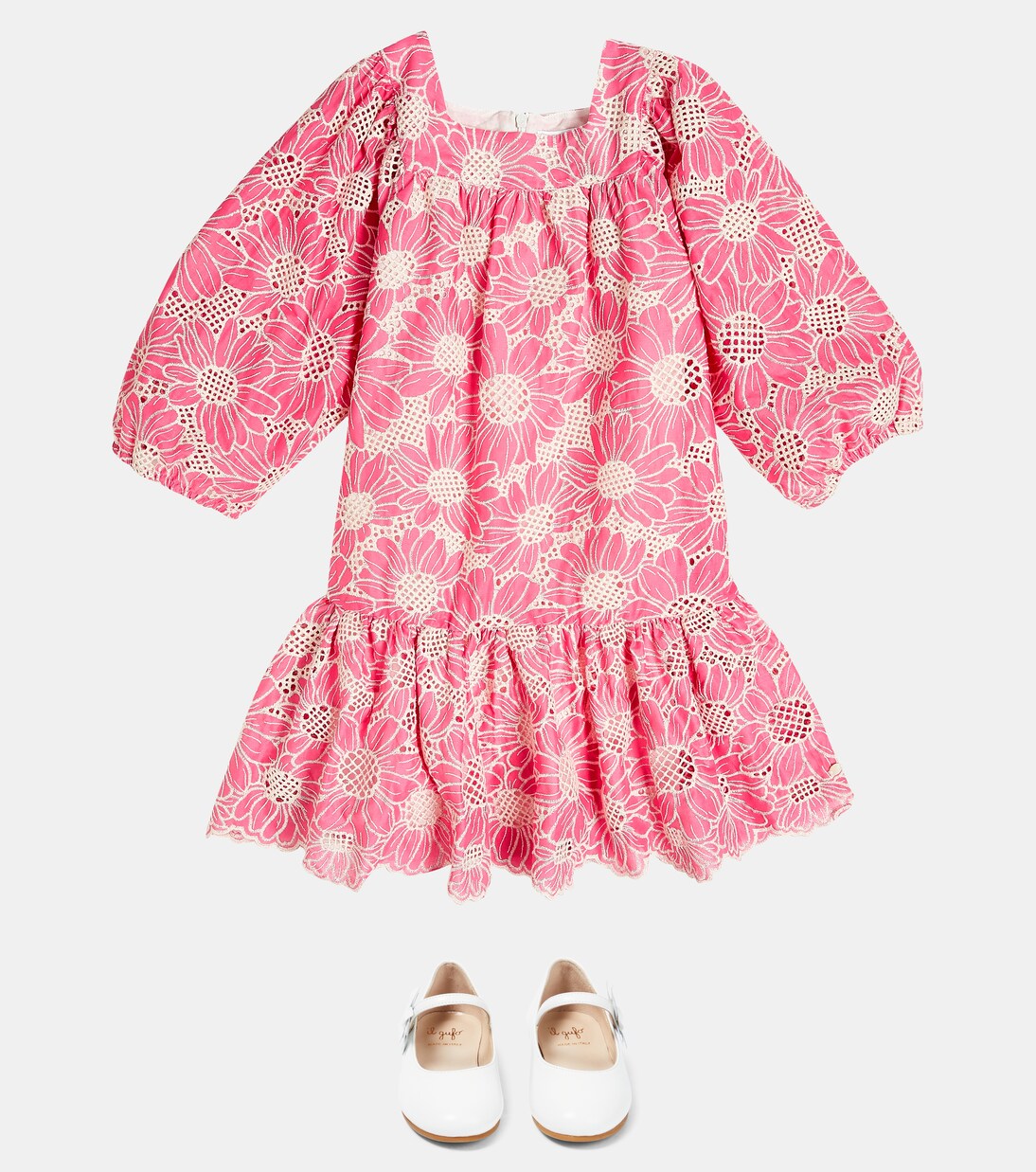 Broderie anglaise cotton dress | Tartine et Chocolat