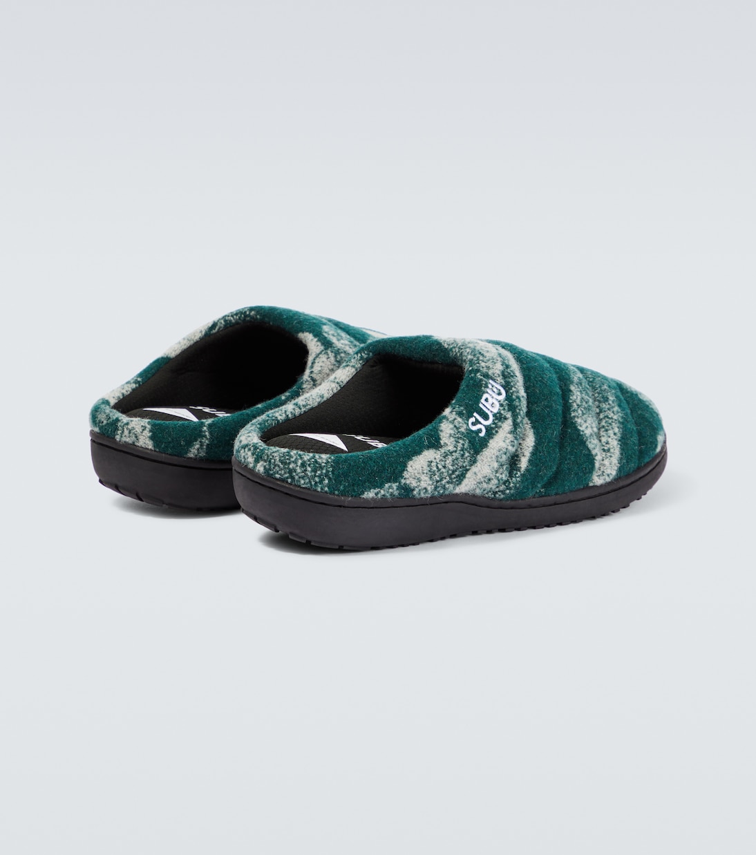 x Subu jacquard wool-blend slippers | And Wander