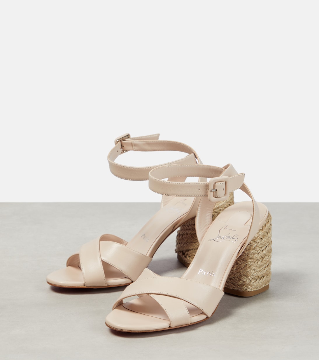 Mariza 85 leather espadrilles sandals | Christian Louboutin
