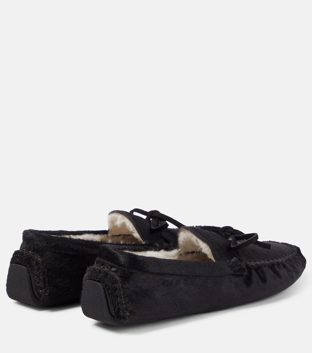 Lucca calf hair moccasins | The Row