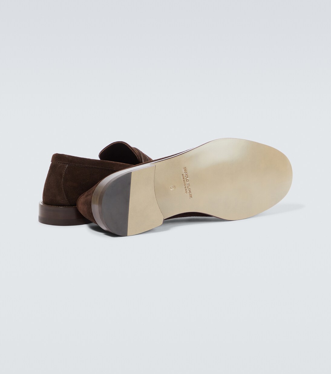 Perry suede penny loafers | Manolo Blahnik