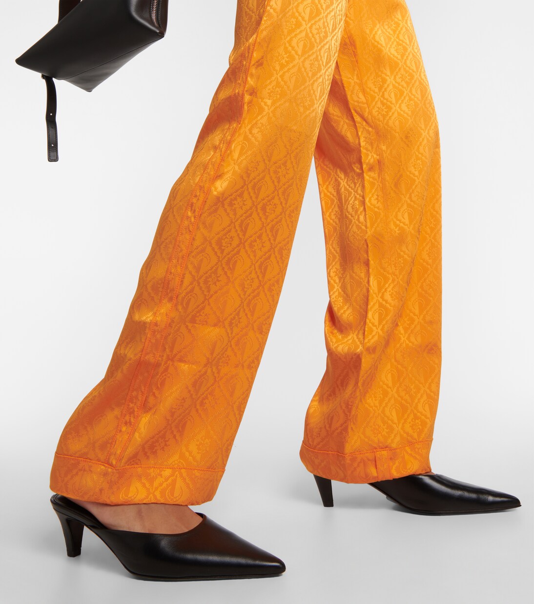 Pantalon de pyjama Moon Diamant en satin | Marine Serre