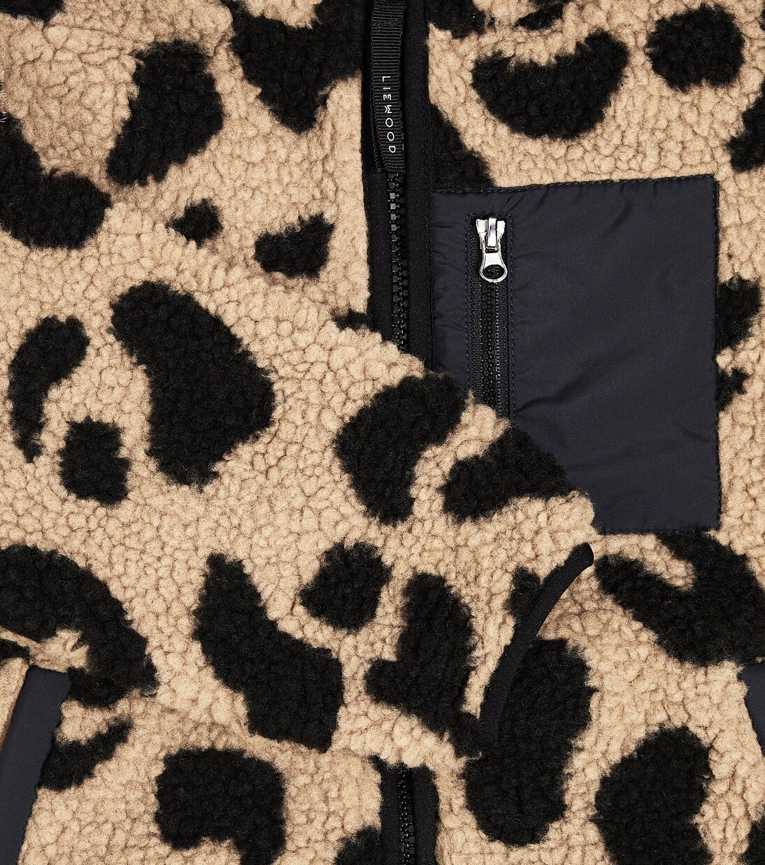 Nolan leopard-print fleece jacket | Liewood