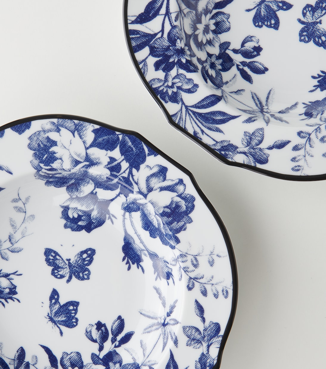 Herbarium set of 2 porcelain soup bowls | Gucci