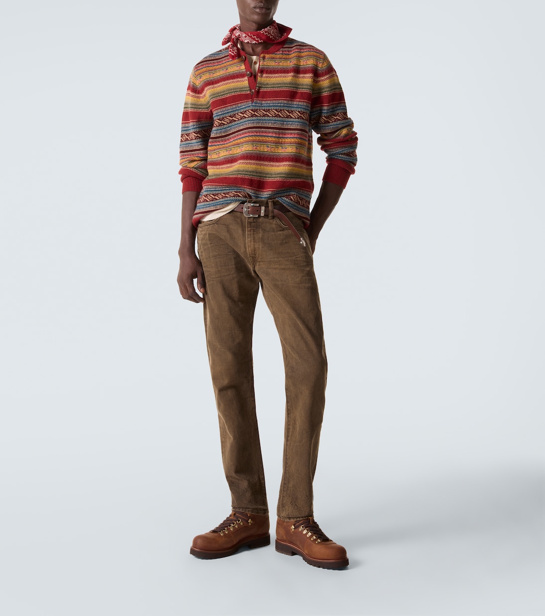 Patched slim jeans | RRL