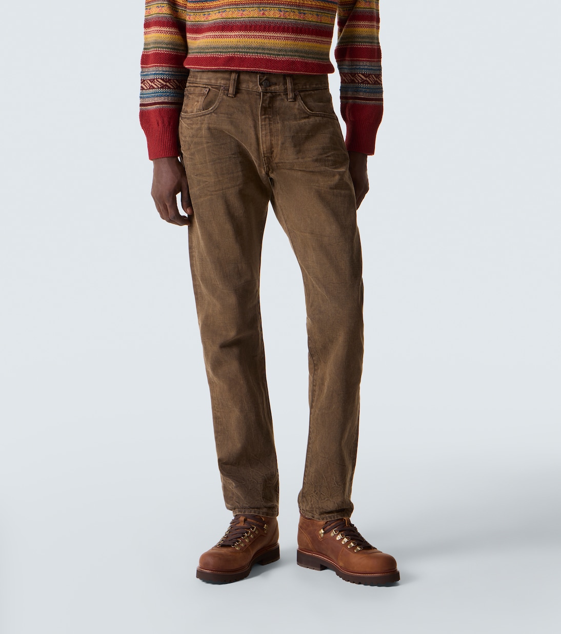 Patched slim jeans | RRL