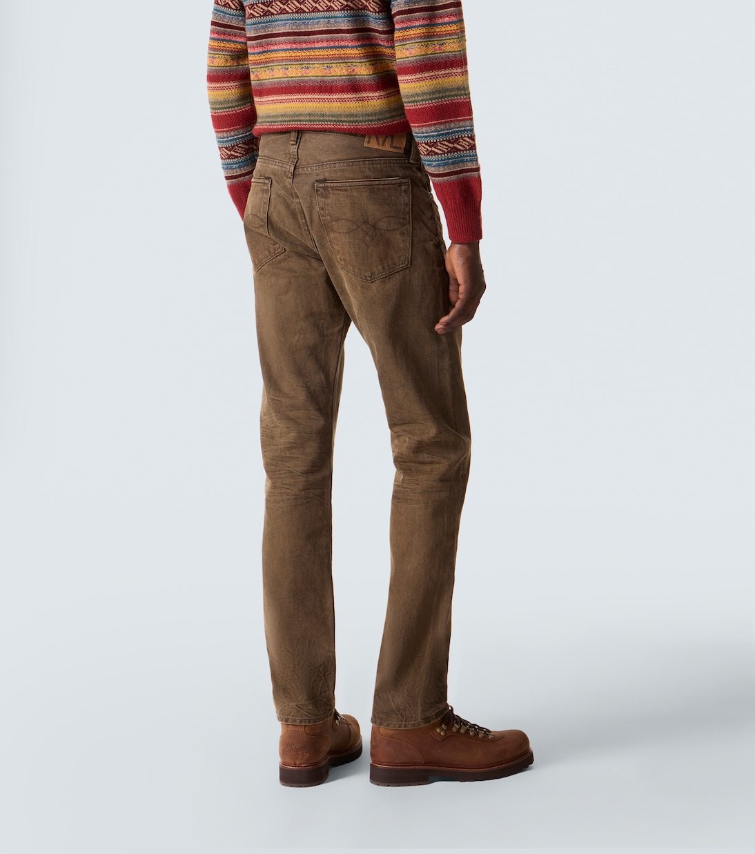 Patched slim jeans | RRL