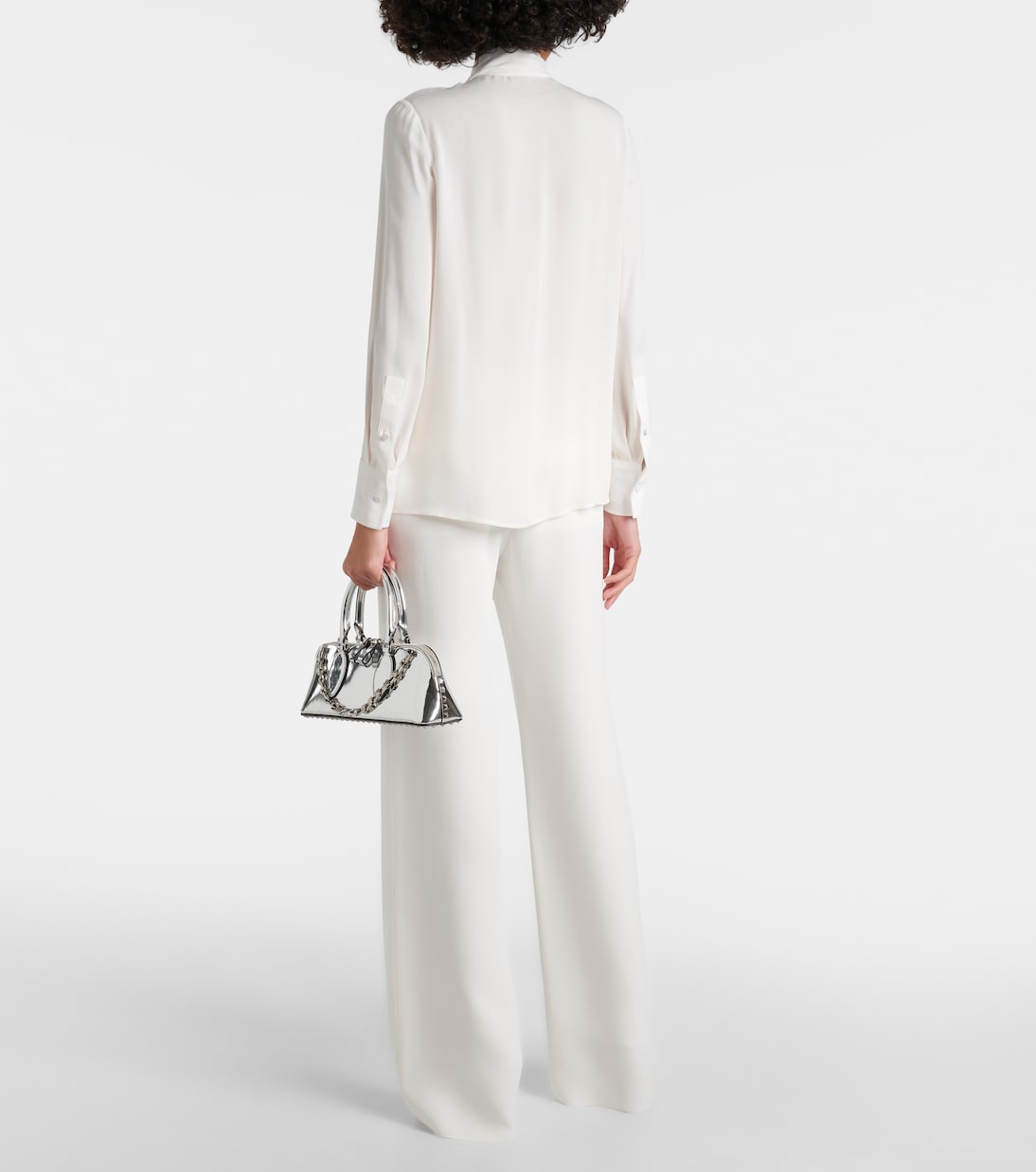 Schluppenbluse aus Seide | Valentino