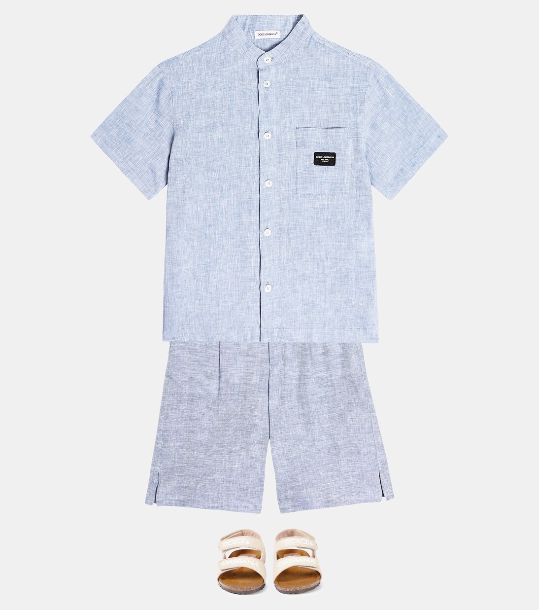 Hemd aus Leinen | Dolce&Gabbana Kids