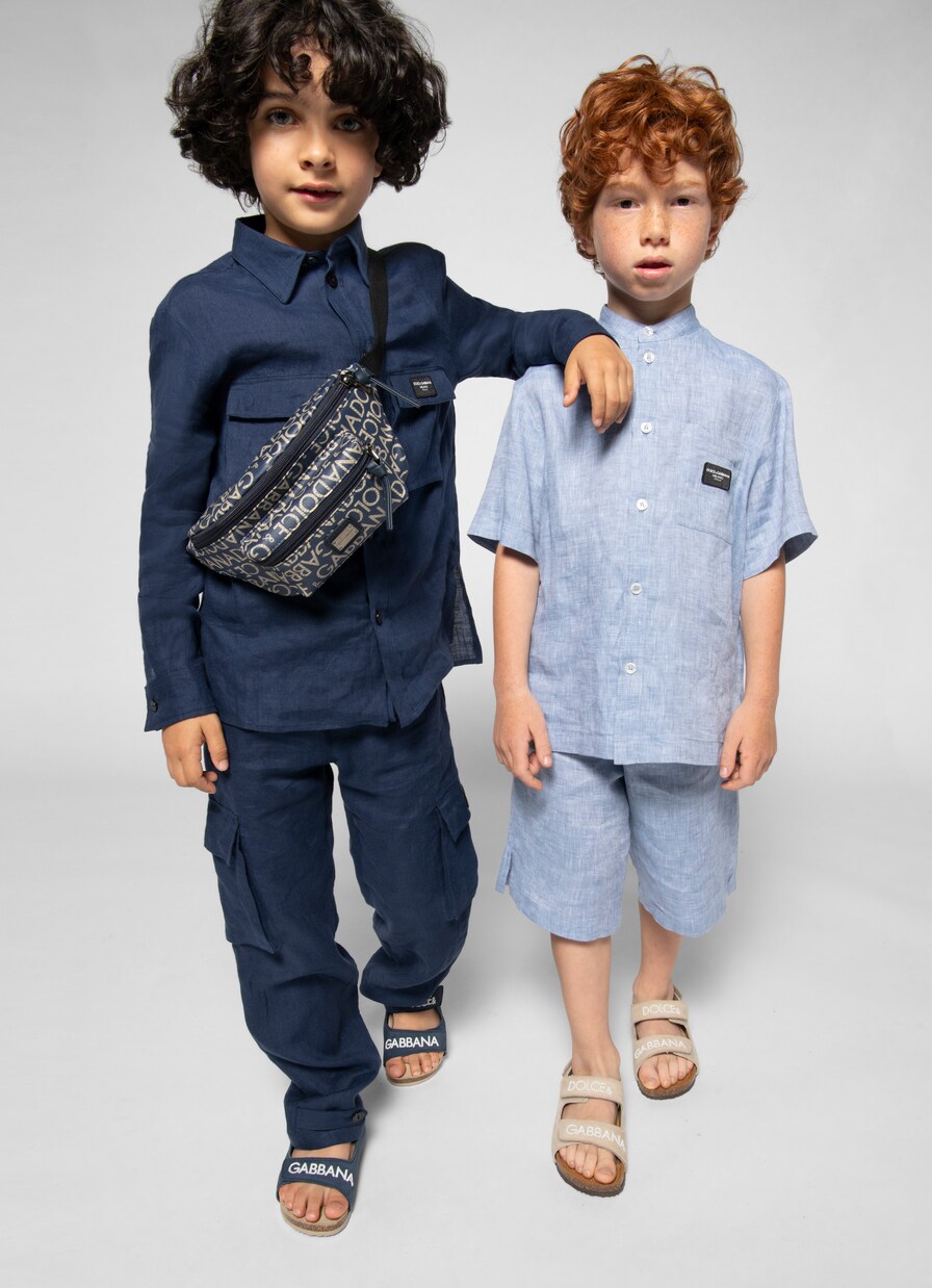 Hemd aus Leinen | Dolce&Gabbana Kids