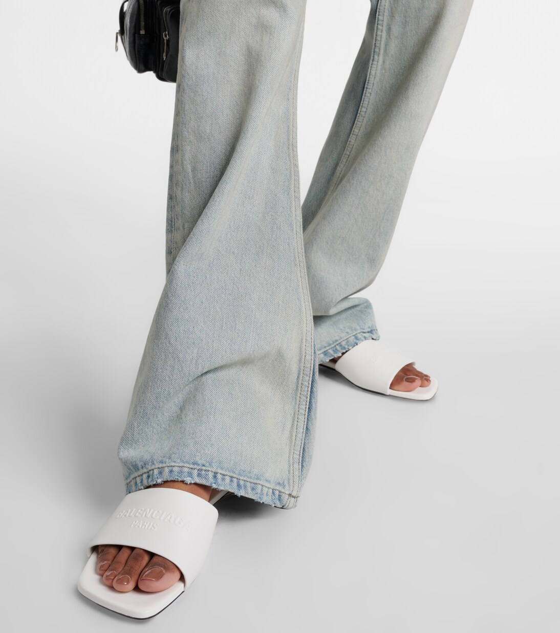 Pantoletten Duty Free aus Leder | Balenciaga