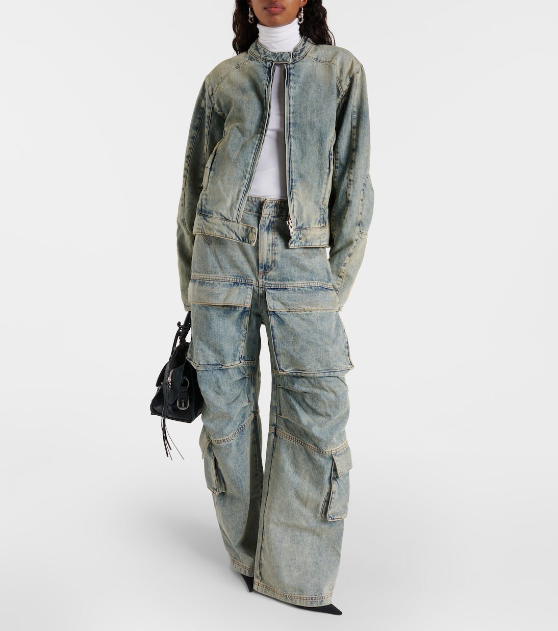 Jeansjacke Moto | Entire Studios