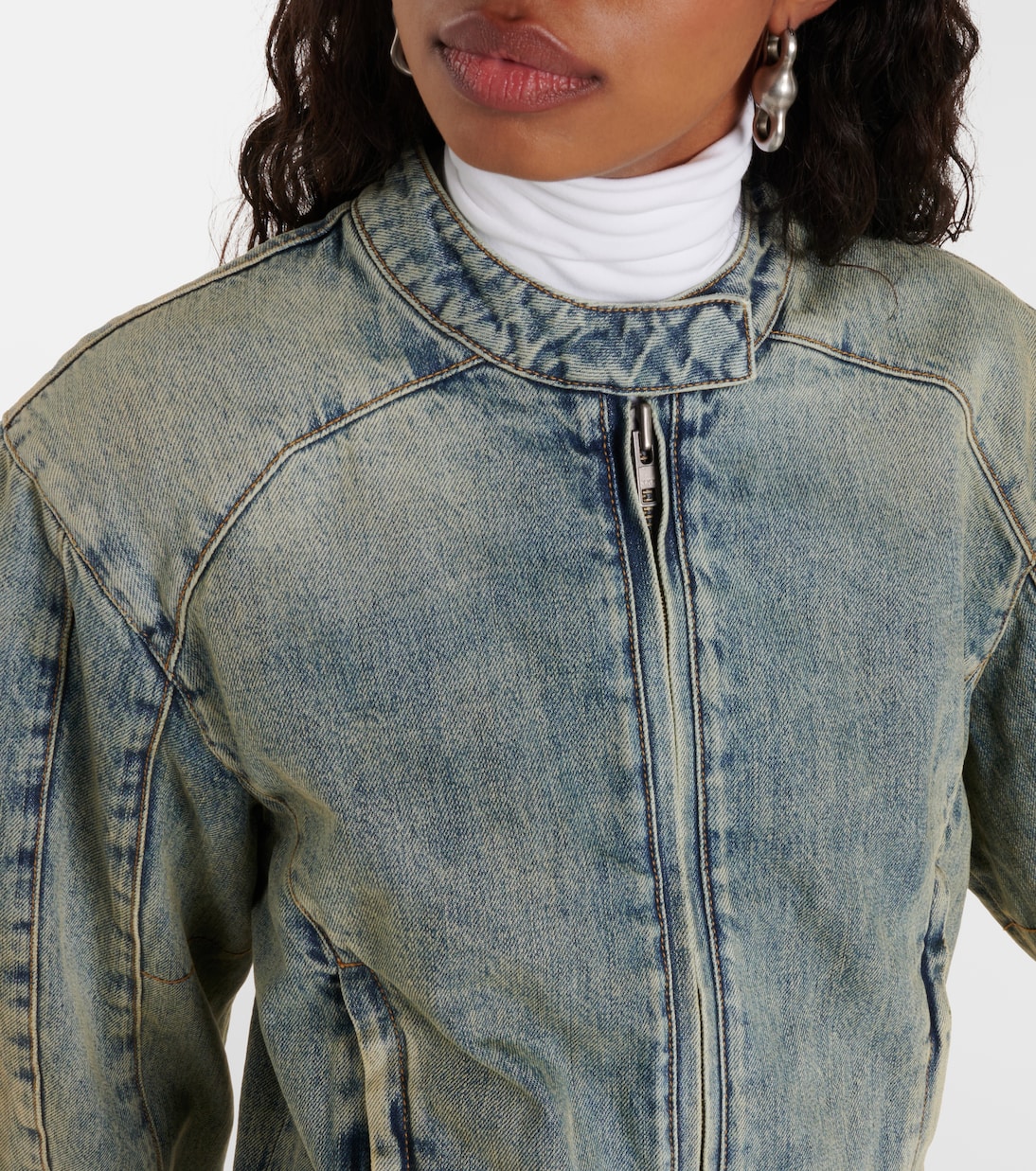 Jeansjacke Moto | Entire Studios