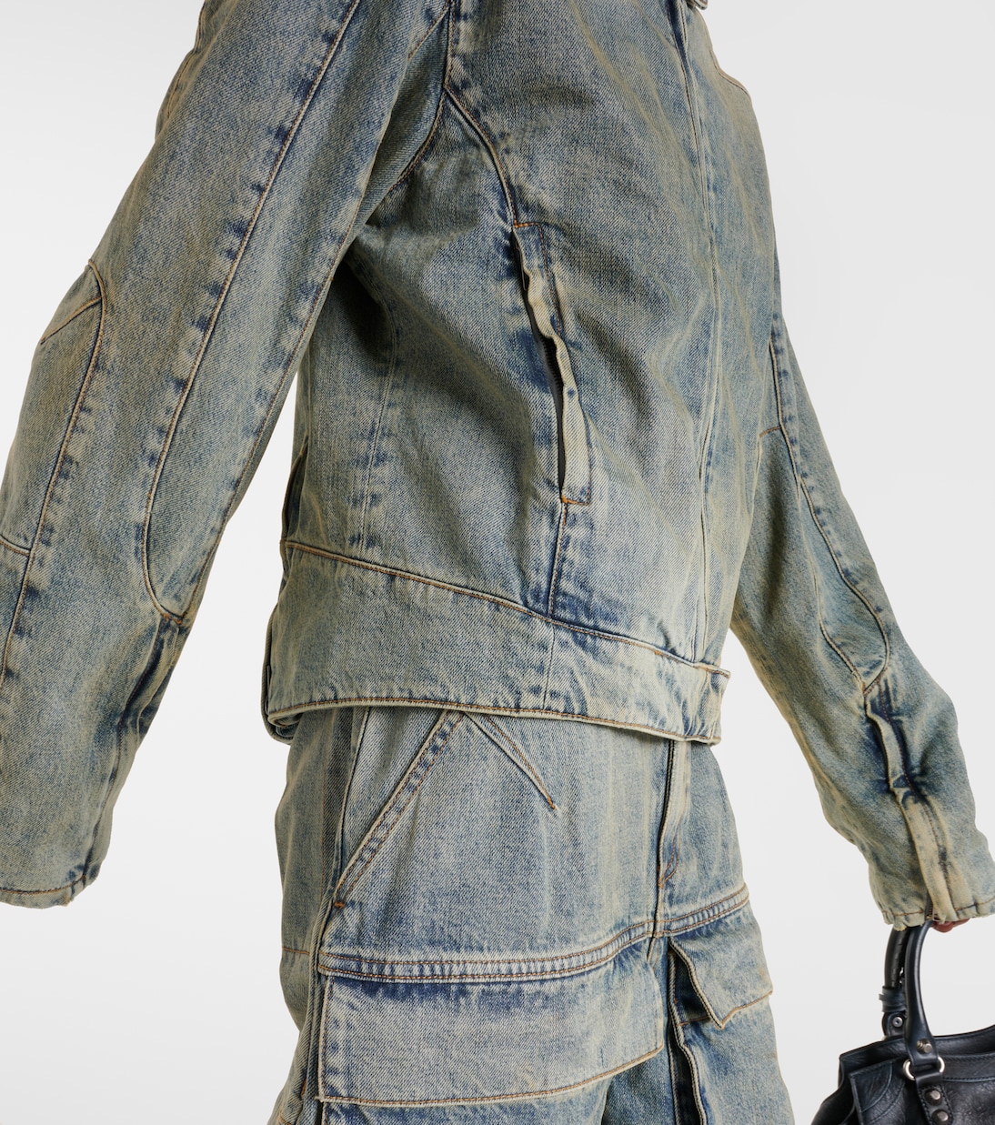 Jeansjacke Moto | Entire Studios