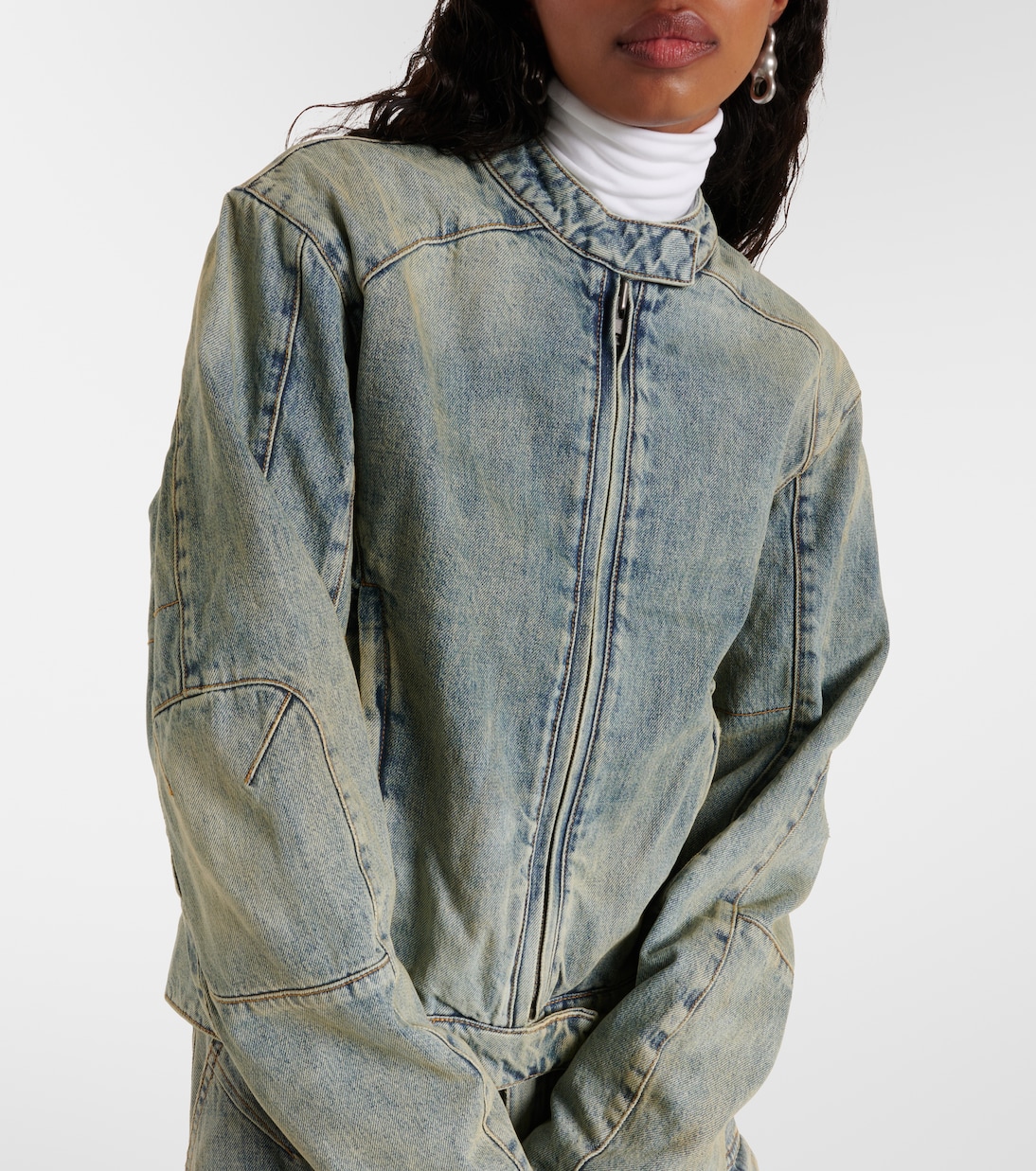 Jeansjacke Moto | Entire Studios