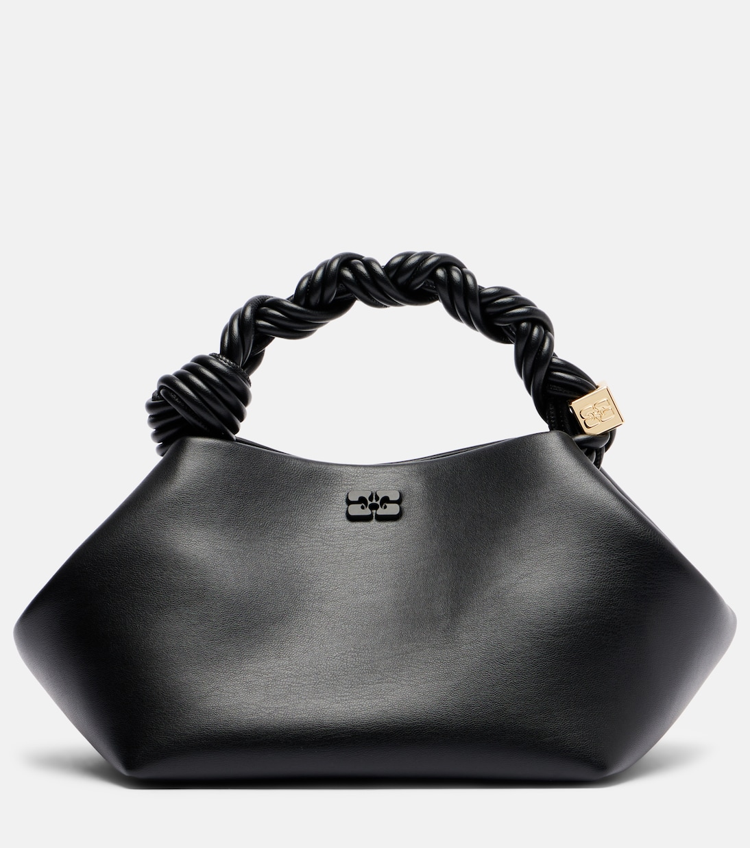 Bou Small leather tote bag | Ganni