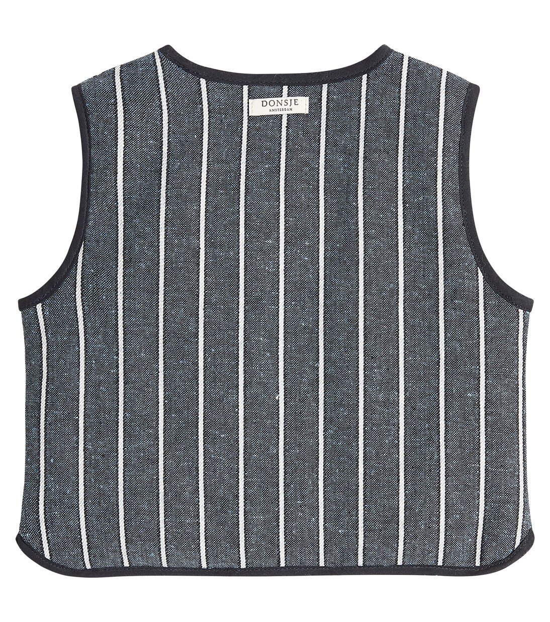 Baby Ririo striped cotton and linen vest | Donsje