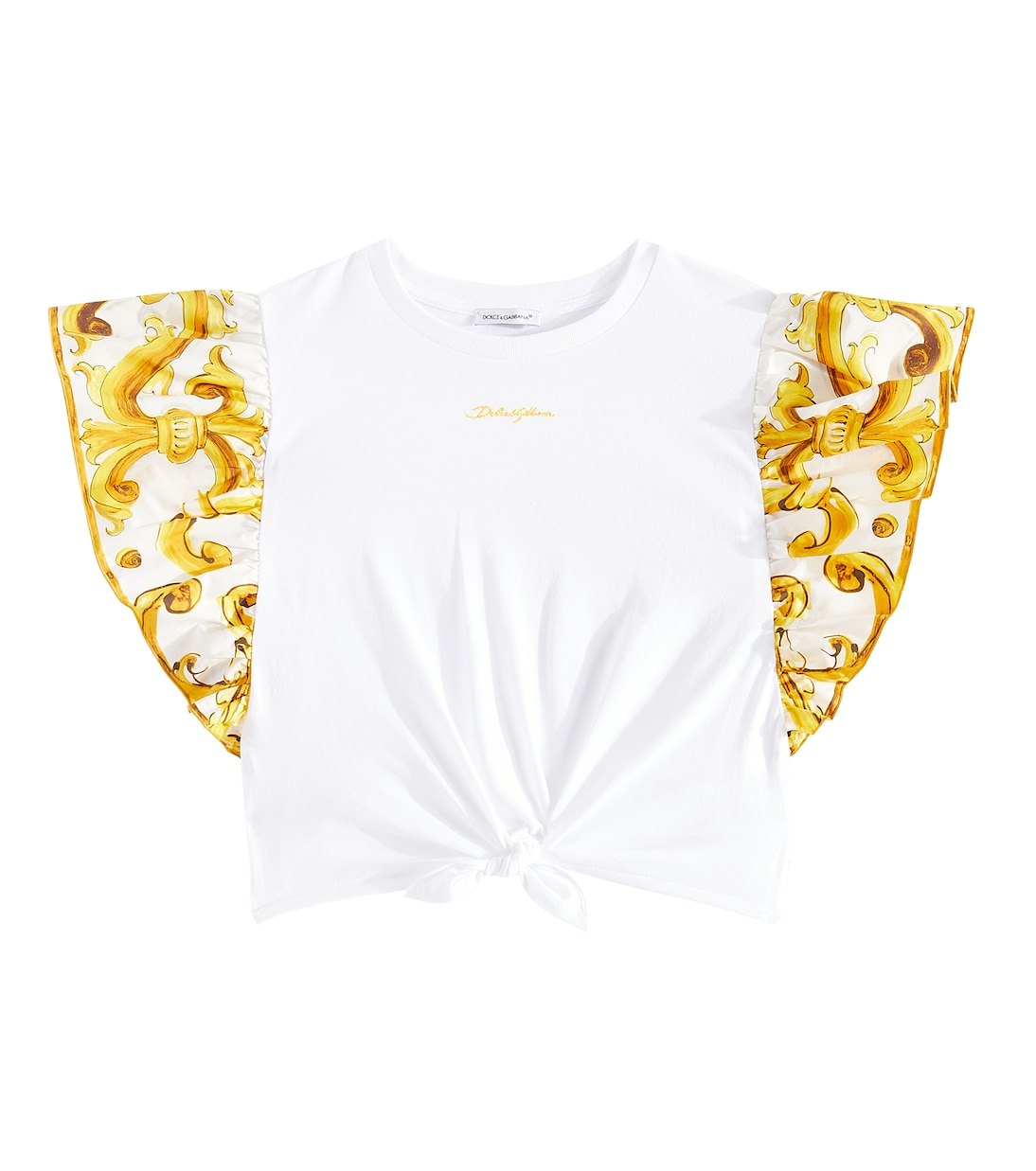 Printed cotton T-shirt | Dolce&Gabbana Kids