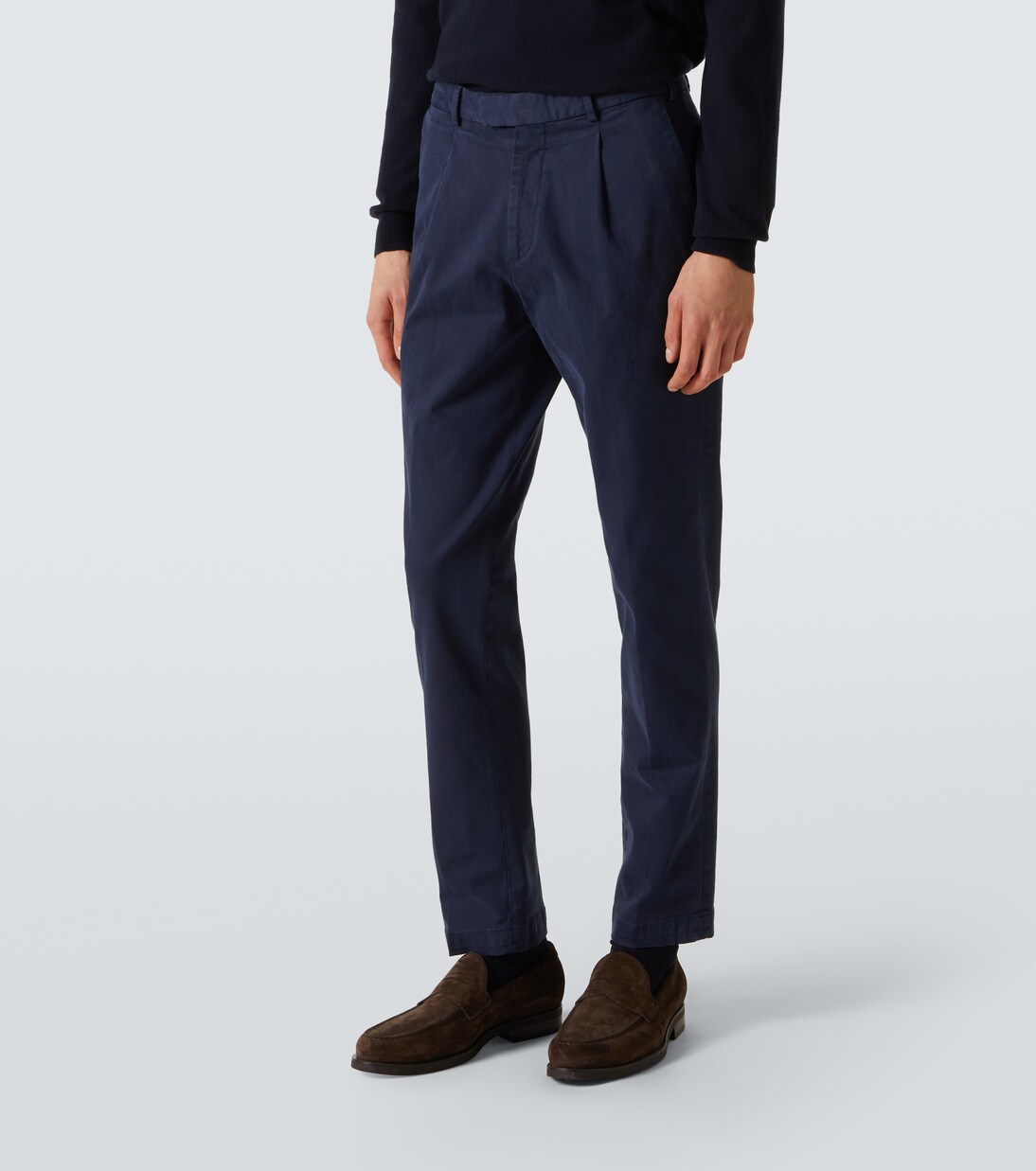 Cotton straight pants | Thom Sweeney
