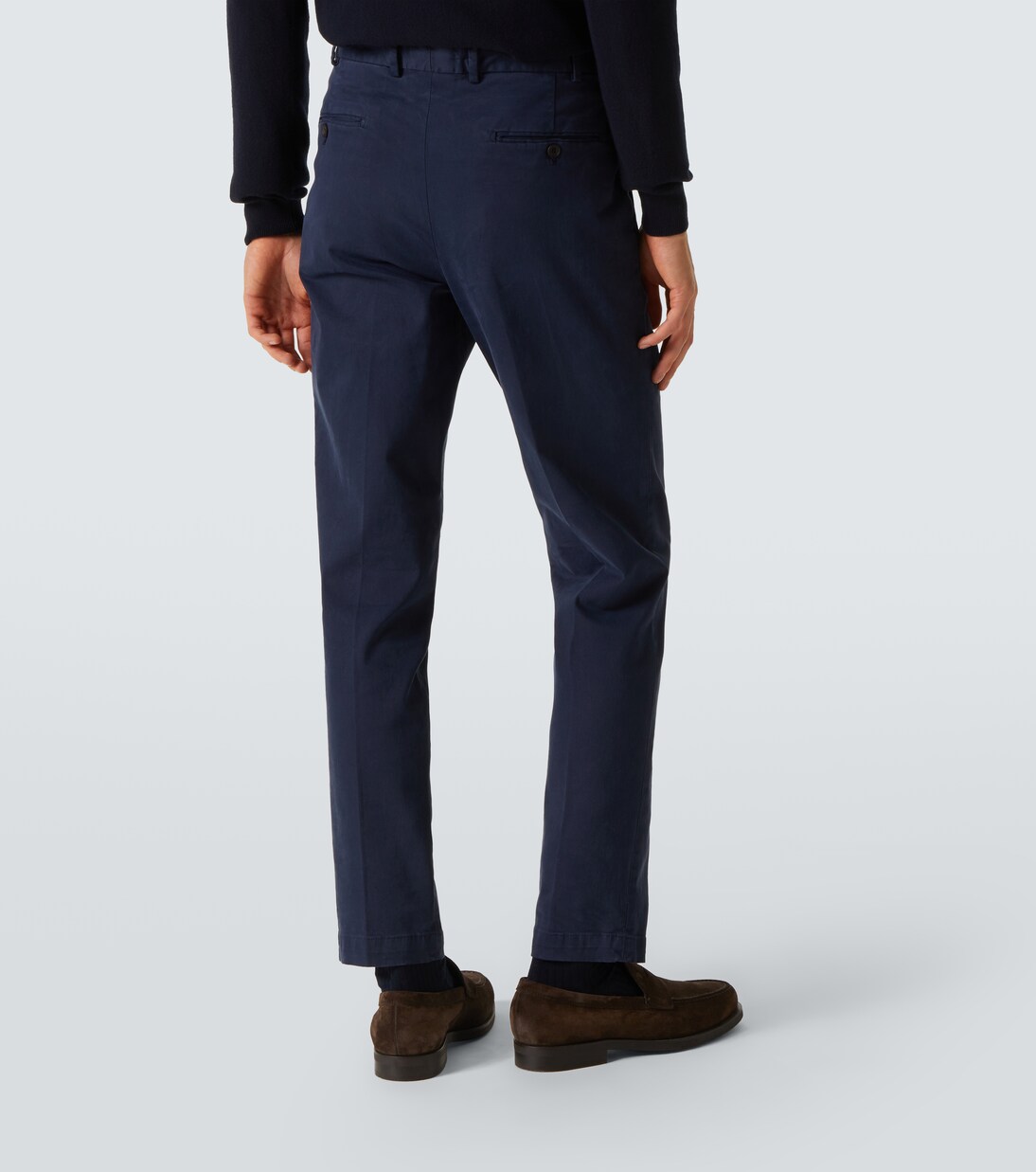 Cotton straight pants | Thom Sweeney