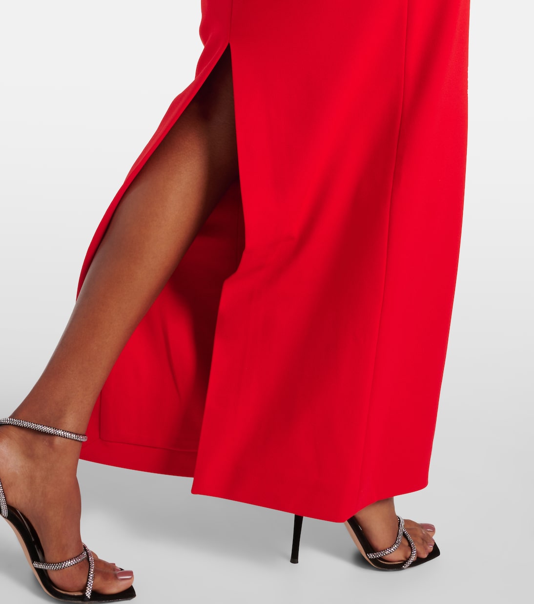 Off-Shoulder-Robe Talia aus Crêpe | Solace London