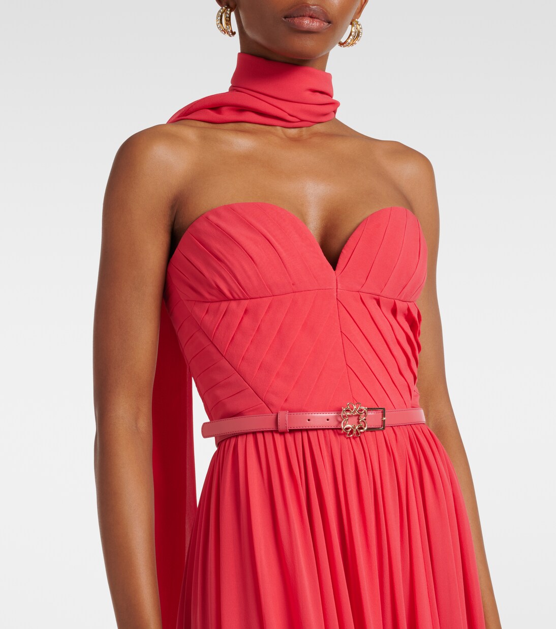 Robe longue en soie | Elie Saab