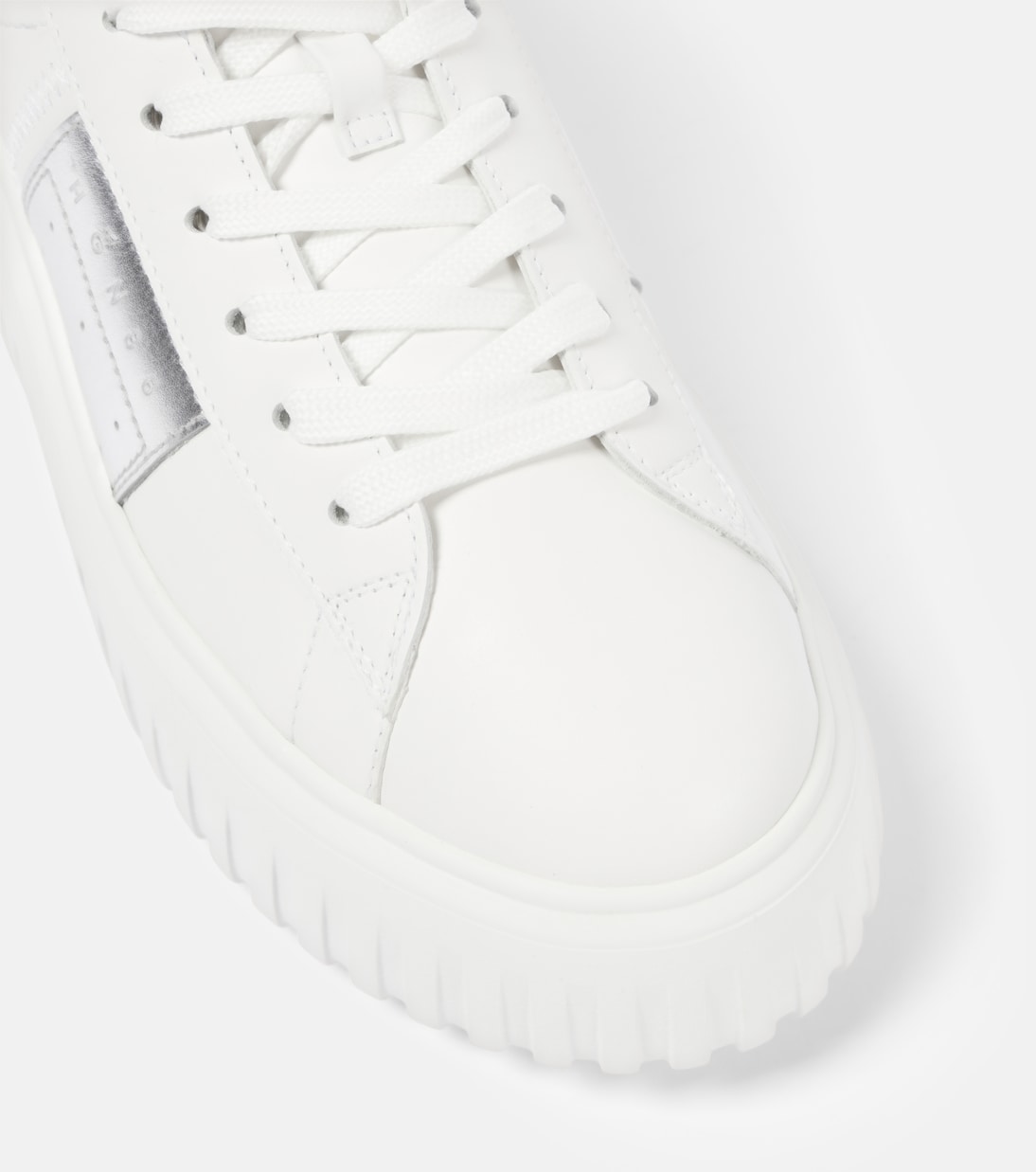 Plateau-Sneakers H-Stripes aus Leder | Hogan