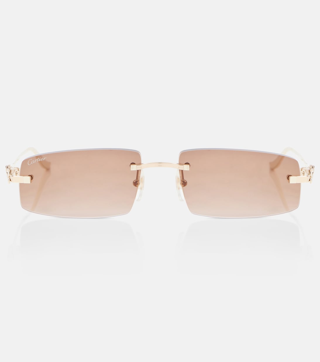 Panthère De Cartier rectangular sunglasses | Cartier Eyewear Collection