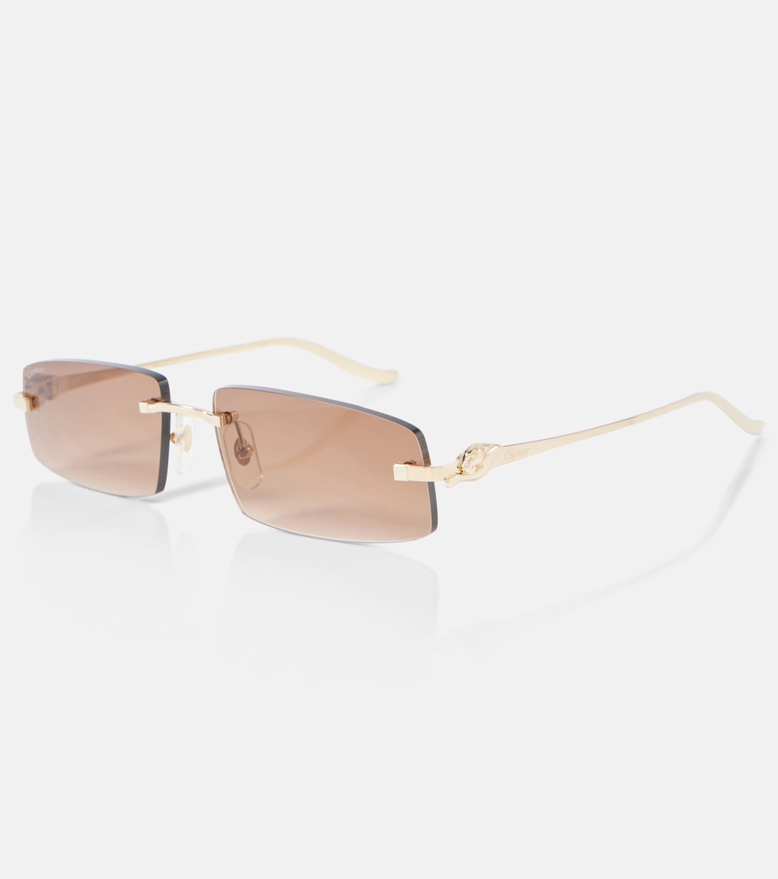 Panthère De Cartier rectangular sunglasses | Cartier Eyewear Collection