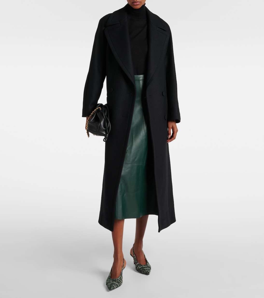 55 bouclé slingback pumps | Gianvito Rossi