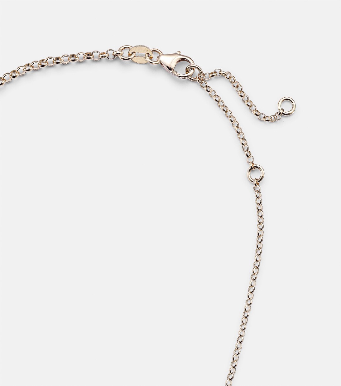 Forever & Always 18kt gold pendant necklace with diamonds and opal | FoundRae